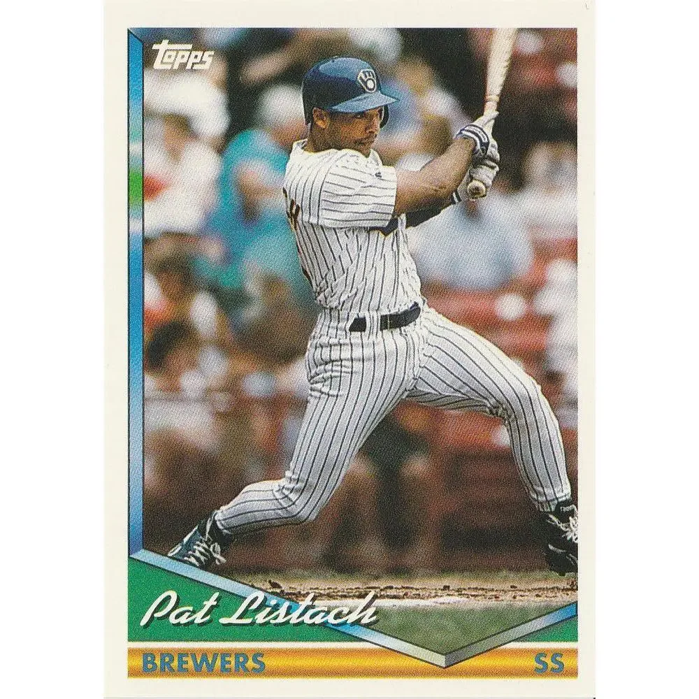 1994 Topps Pat Listach # 130 Milwaukee Brewers